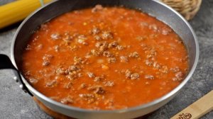 Паста Болоньезе с вином