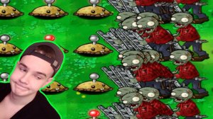 Картофельные мины против Зомби с лестницей | Растение против Зомби