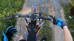 СТАНТ НА KTM 85 SX/6 ДЫРОК В ЗАДНЕМ КОЛЕСЕ/#стант #ktm #питбайк #stunt