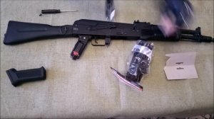 Краткий обзор АК 105 Cyma CM040D+обвес