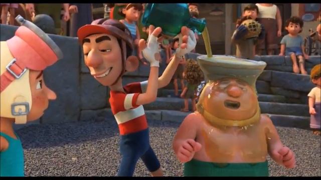 LUCA 2021 - Il signor Vespa Ercole Visconti con Guido e Ciccio