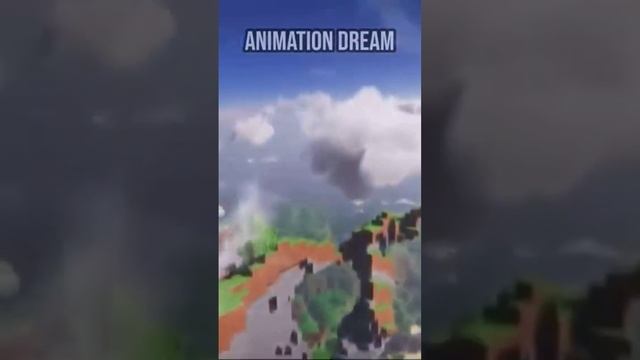 Minecraft dream vs animation dream #shorts #minecraft #minecraftbuild #trendingshorts