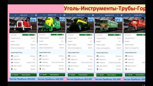 Rail Nation. 3 Эпоха Грузовые Локомотивы смотреть онлайн