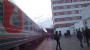 Поезд 140 Москва-Нижний Новгород. Выход из поезда на 1 платформу Московского вокзала