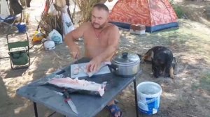 РЫБАЛКА НА БЕЛОГО АМУРА, ДЕЛАЕМ ХЕ!!, ЖАРИМ, ВАРИМ УХУ!!