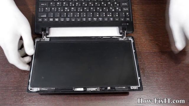 Acer Aspire One 756 disassemble and replace screen, как разобрать и поменять матрицу смотреть онлайн
