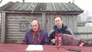 Ребята, это БОМБА! Алексей Ерахтин с бабушкой - Над Рекою Село))