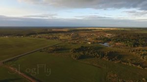 Полет над полями рядом с с Светлое