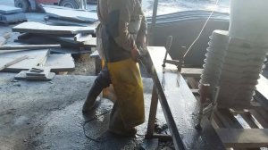 Полировка торцов плит для памятников из гранита 2