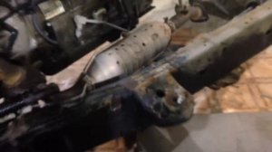 Ленд Крузер 100 снимаем с рамы (часть 5)