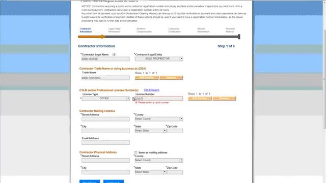 Public works contractor registration system training June 17, 2015