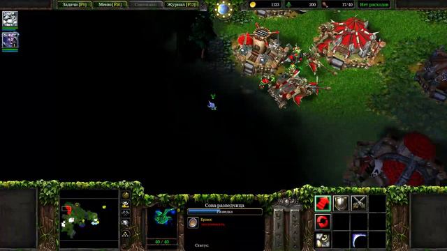 Прохождение Warcraft III: Reign of Chaos #38 - Возвращение друидов [с читом] смотреть онлайн