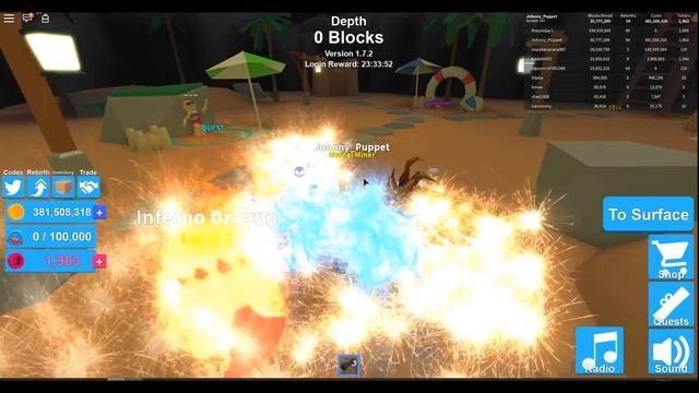 РОБЛОКС НОВЫЕ КОДЫ СИМУЛЯТОР КОПАТЕЛЯ для детей ROBLOX MINING SIMULATOR #2 смотреть онлайн