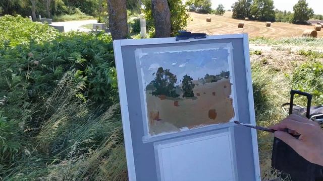 1244 ПРОВАНС четвертый день класса_ СТОГА _ рисование. Короленков смотреть онлайн