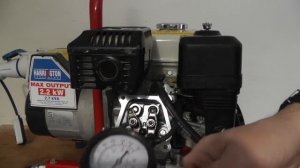 Honda GX series engine compression testing GX120 GX140 GX160