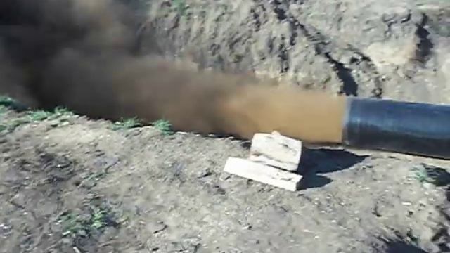 Чистка и продувка газопровода. смотреть онлайн