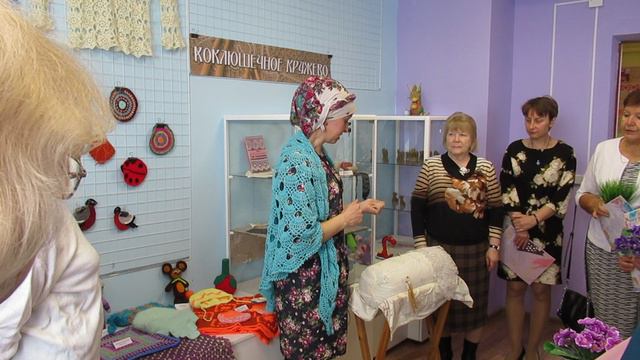 Знакомство с коклюшечным кружевом. Съезд рукодельниц в лукояновском ДК Железнодорожников.