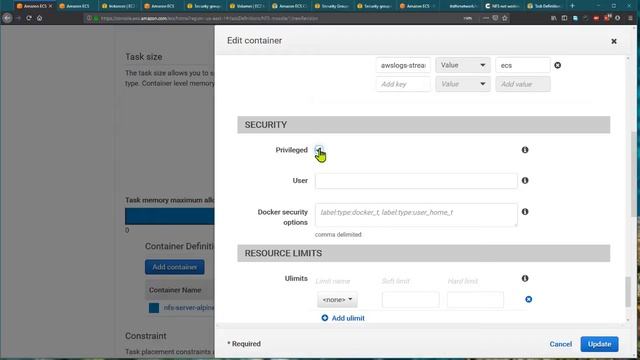 Amazon AWS ECS Tutorial - 03 How to Edit Task Definition or Make Revision смотреть онлайн