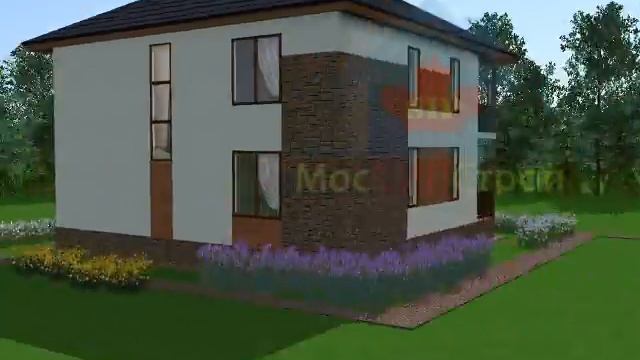 Проект дома из сип панелей Альтенбург смотреть онлайн