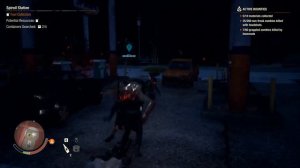 Dayton State of Decay 2 - Blood feral against cars