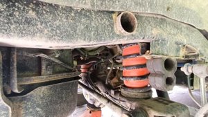 Пневмабалоны в пружины Исузу Трупера 02