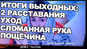 Оганесян УХОДИТ! ПОТАСОВКА в админке! СЛОМАНА рука! Новости "ДОМа 2" на 12.01.23.