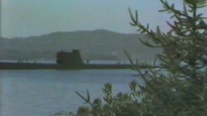 1985. Подводная лодка Проекта 641 ("Фокстрот"), ВМС Ливии, выходит из дока Тивата