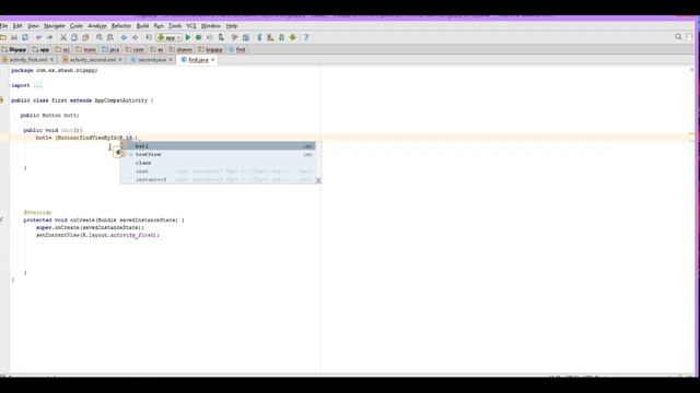 Open New Activity from Android Button Click смотреть онлайн
