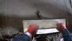 Полусухая стяжка из ПГС, часть 3 -  укладка смеси.
