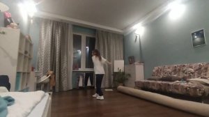 Комбинированное вращение на полу, на спиннере. Фигурное катание. Figure skating.