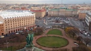 Виды Санкт-Петербурга с колоннады Искакиевского сабора. Saint-petersburg