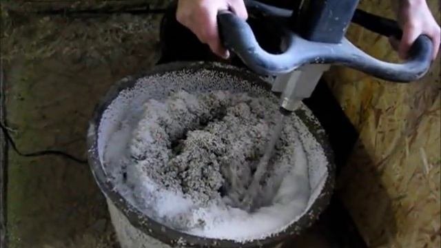 Приготовление полистирол бетона своими руками