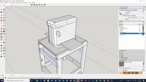 Станина для рейсмуса - проектирование / Sketchup для столяров (12)