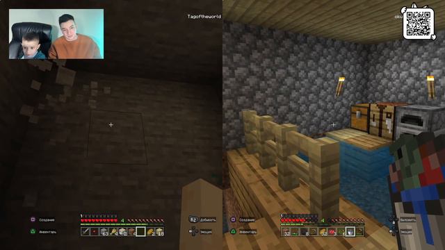 100 Дней выживания в Minecraft с папой (Часть 7) смотреть онлайн