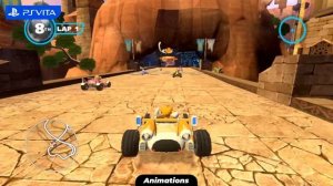 Sonic & All-Stars Racing Transformed (2012) PS Vita vs PS3 vs XBOX 360 vs Wii U vs PC