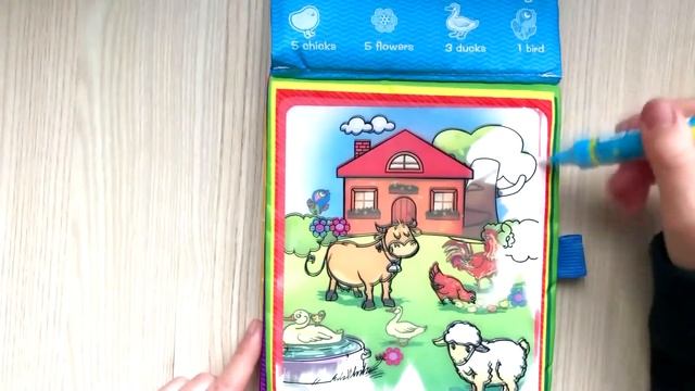 Многоразовая раскраска на водной основе/ Water coloring book смотреть онлайн