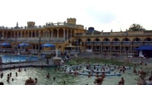 Szechenyi bath in Budapest, Hungary