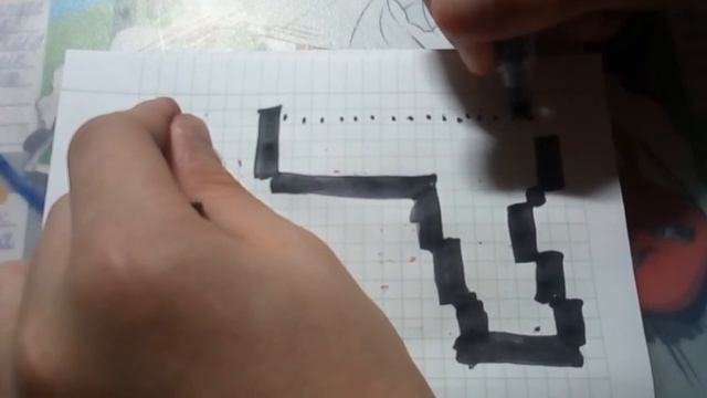 Как по клеточкам нарисовать пистолет из ks -go смотреть онлайн