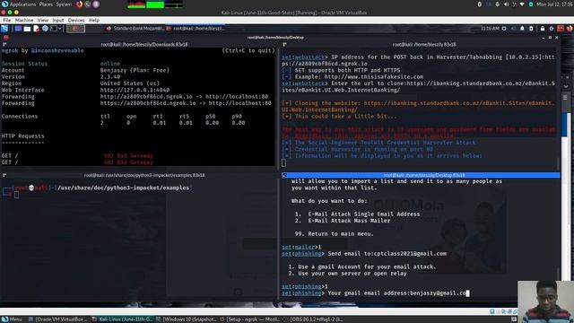 2 Phishing with SET and Ngrok смотреть онлайн