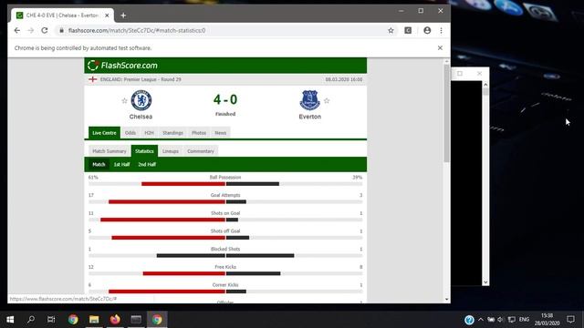 Python - Web scraping soccer statistics from flashscore.com смотреть онлайн