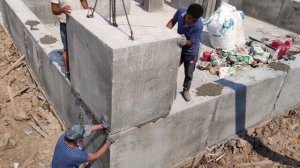 Дом из пенополистиролбетона часть 2