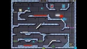 Прохождение игры Огонь и Вода 3: Ледяной Храм Вторая часть! Играем вдвоем!