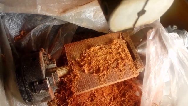 Резной нательный крест якорь Порода дерева Бладвуд смотреть онлайн