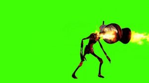 Siren head Lava Upgraded Green Screens | Trevor Henderson Fan Made