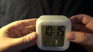 Glowing Led Color Change Digital Alarm Clock