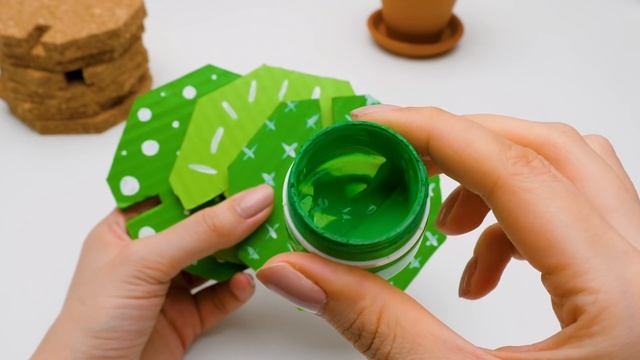 Вырасти самый необычный кактус! L Сделать подставки под чашки проще простого