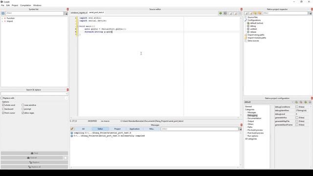 QuickTip #370 - D programming language Tutorial - Get Available Serial Ports | Windows | Com Port смотреть онлайн