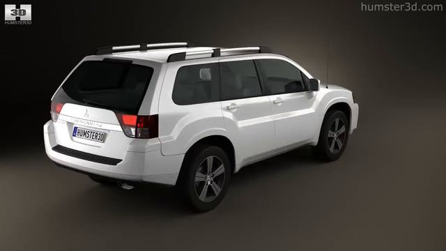 Mitsubishi Endeavor 2012 by 3D model store Humster3D.com смотреть онлайн