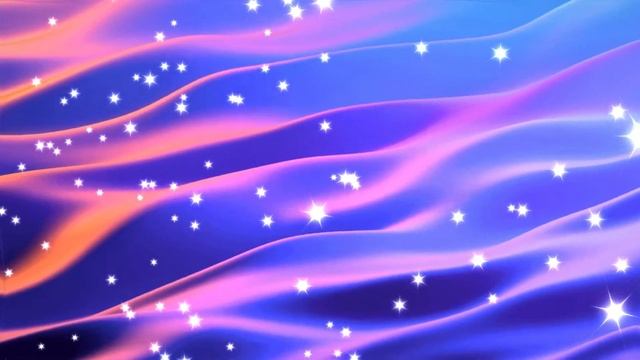 Футаж Волны и звезды. Красивый фон для монтажа