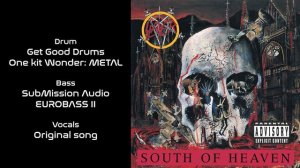 Slayer Behind the Crooked Cross - Guitar Backing Track with vocals